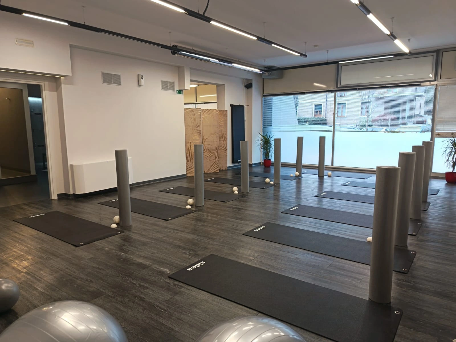 Sala Pilates e Yoga attrezzata
